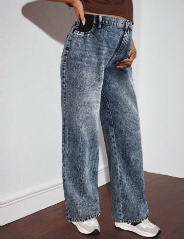 Jeans Shein, albastru
