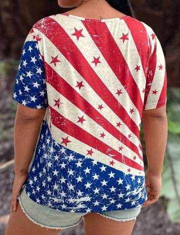 Tricou Shein Curve+, mix culori