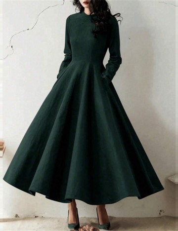 Rochie maxi Shein, verde