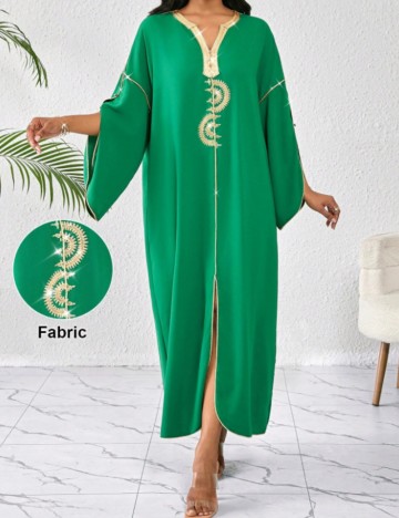 Rochie maxi Shein, verde