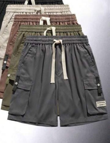 Pantaloni scurți Shein, gri