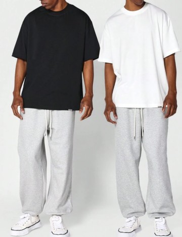 Set Tricouri SUMWON by Shein, mix culori