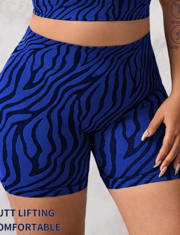Colanți scurți Shein Curve+, mix culori