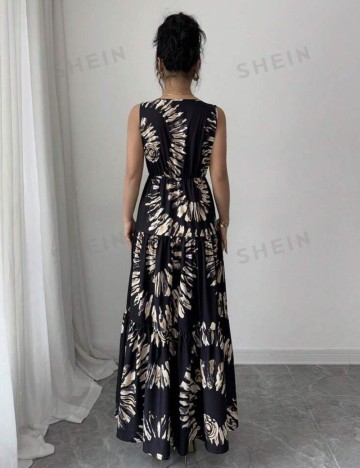 Rochie maxi Shein, mix culori