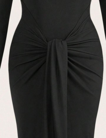 Rochie midi Shein Curve+, negru
