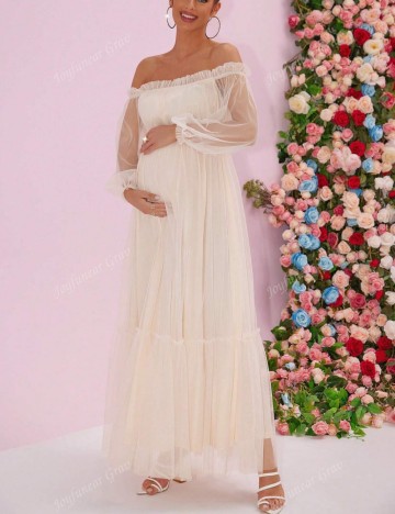 Rochie maxi Shein, roz