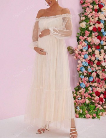 Rochie maxi Shein, roz