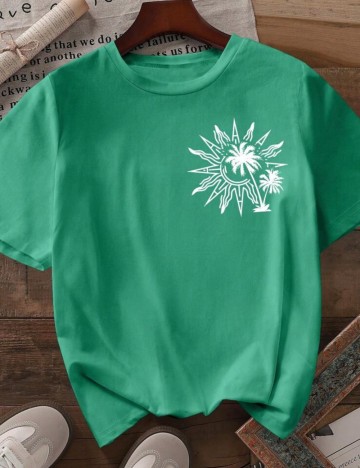 Tricou Shein, turcoaz