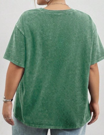 Tricou Shein Curve+, verde