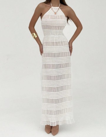Rochie maxi Shein, alb