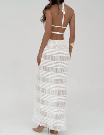 Rochie maxi Shein, alb