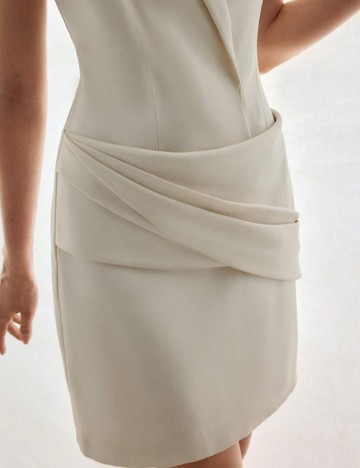 Rochie mini MOTF by Shein, crem