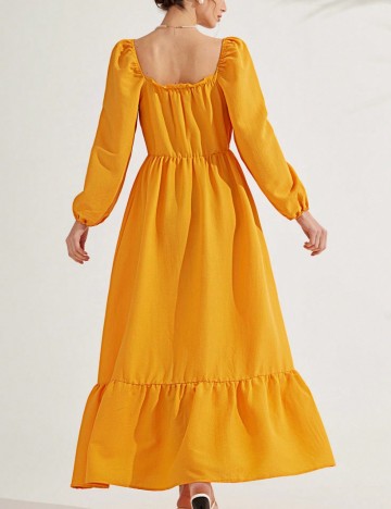 Rochie maxi Shein, portocaliu