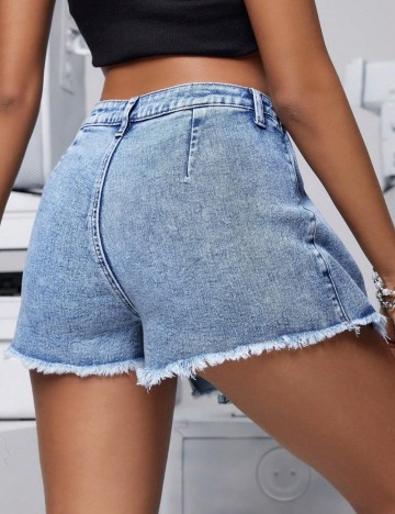 Fustă Pantalon Shein, albastru