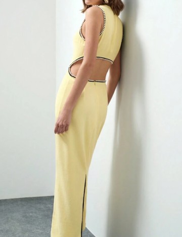 Rochie maxi Shein, galben