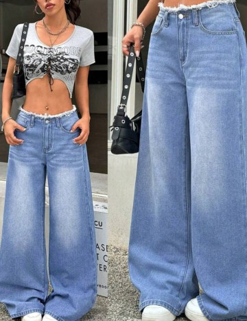 Jeans Shein, albastru