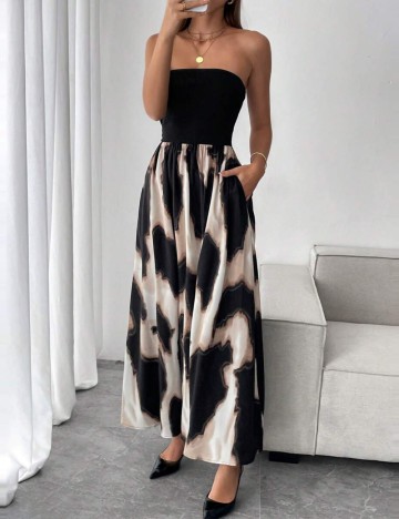 Rochie maxi Shein, mix culori