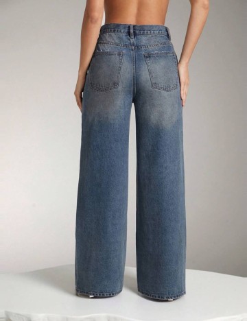 Jeans Shein, albastru