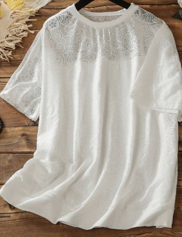 Tricou Shein Curve+, mix culori