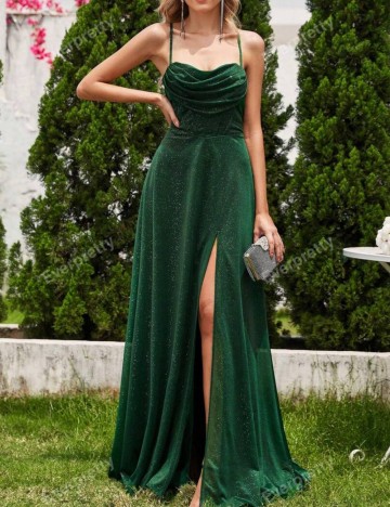 Rochie maxi Shein, verde