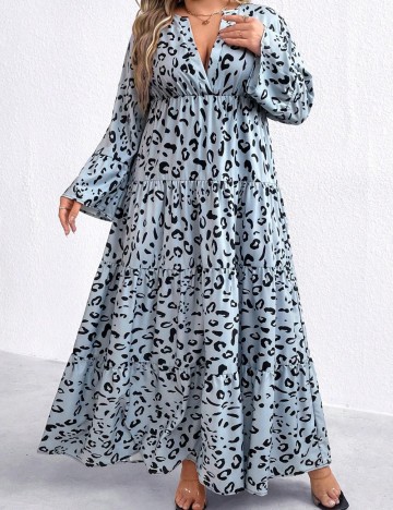Rochie maxi Shein Curve+, albastru