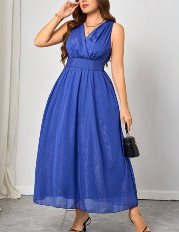 Rochie de ocazie Shein Curve+, albastru