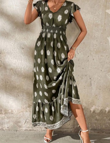 Rochie maxi Shein, mix culori