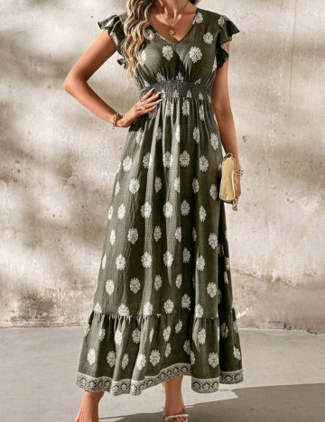 Rochie maxi Shein, mix culori