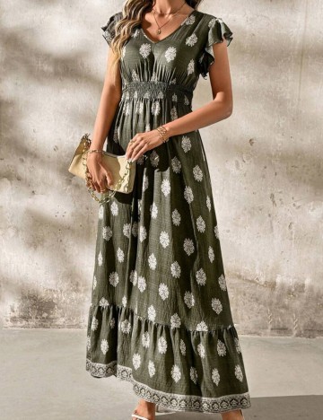 Rochie maxi Shein, mix culori