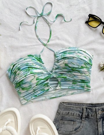 Top Shein, mix culori