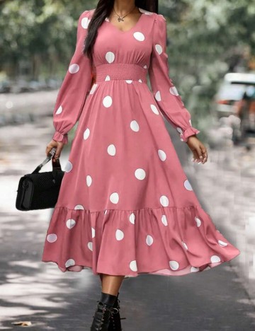 Rochie maxi Shein, roz