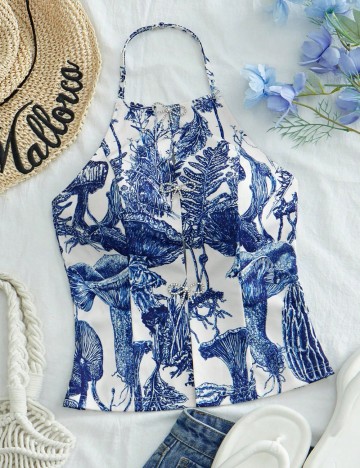 Top Shein, mix culori