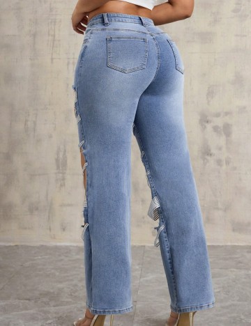 Jeans Shein, albastru