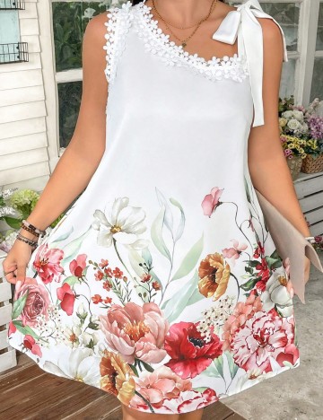 Rochie mini Shein Curve+, mix culori