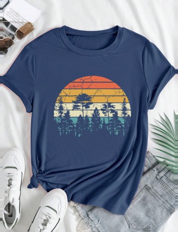 Tricou Shein, albastru