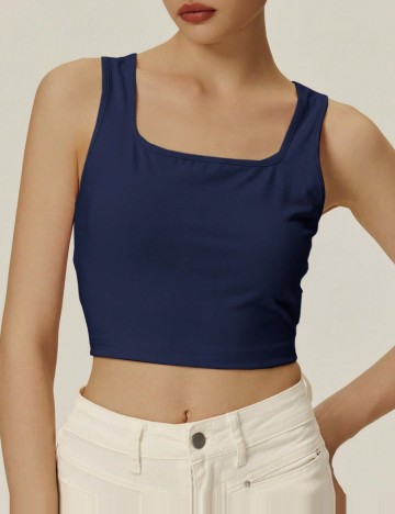 Top Shein, albastru