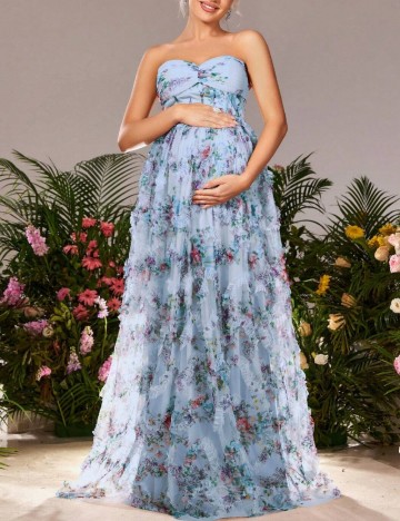 Rochie de ocazie Shein, albastru