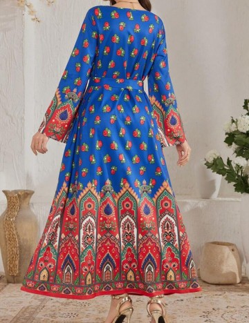 Rochie maxi Shein, mix culori