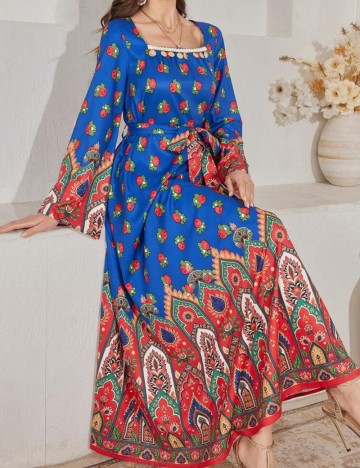 Rochie maxi Shein, mix culori