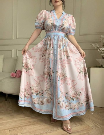 Rochie maxi Shein, maro