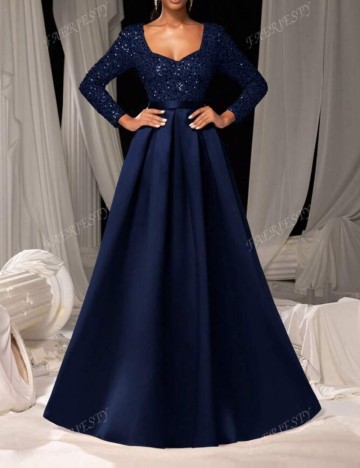 Rochie de ocazie Shein, bleumarin