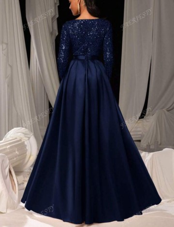 Rochie de ocazie Shein, bleumarin
