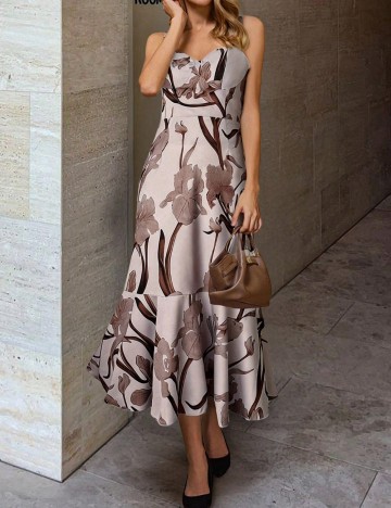 Rochie midi Shein, mix culori