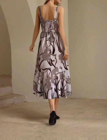 Rochie midi Shein, mix culori