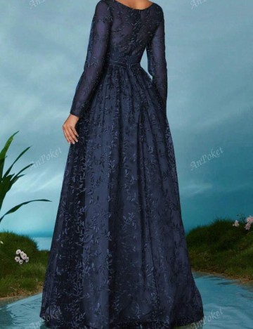 Rochie de ocazie Shein, albastru