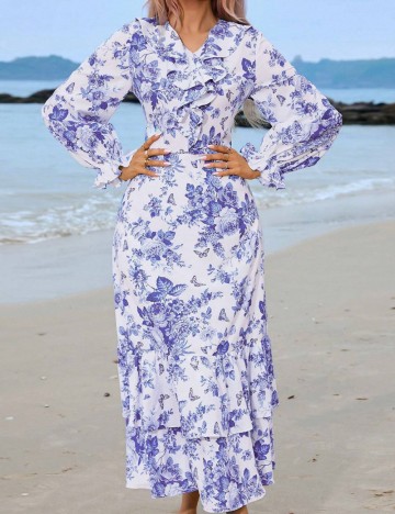 Rochie midi Shein, alb