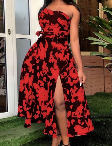 Rochie midi Shein, mix culori