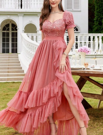 Rochie de ocazie MIUSOL by Shein, roz