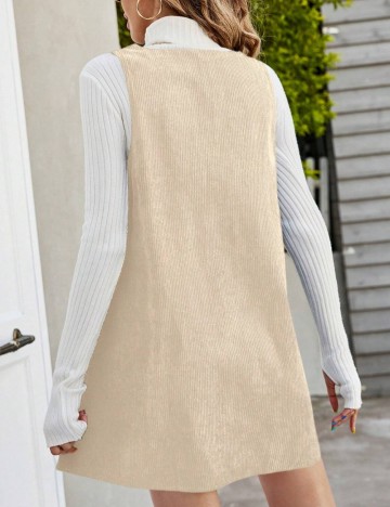 Rochie mini Shein Curve+, crem