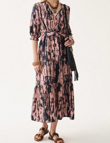 Rochie maxi Shein, mix culori
